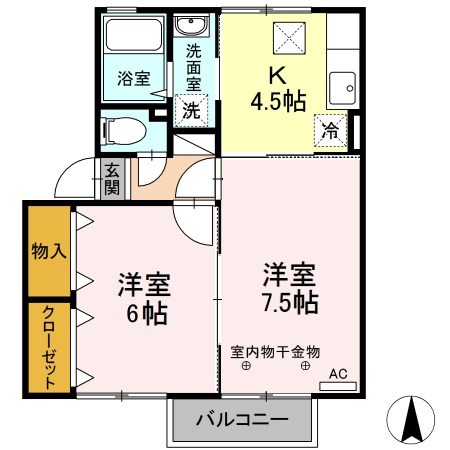 レフィナード 間取り図