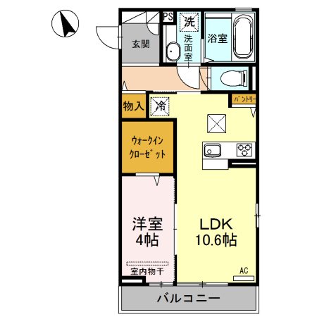 ラルジュ並榎 間取り図