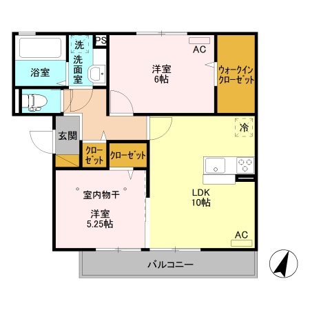 Sola&amp;#39;tio　TAKASAKI 間取り図