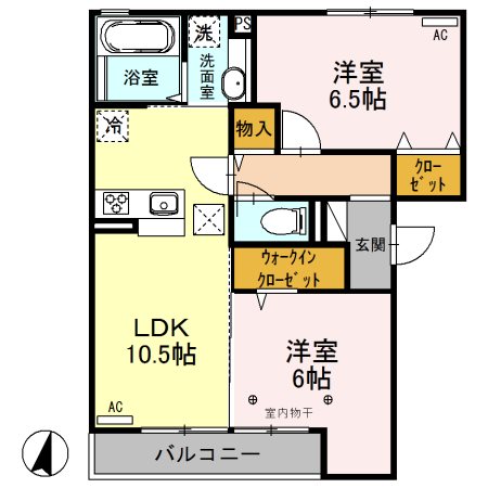 ゼペット 間取り図