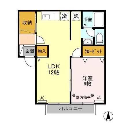 メゾン南雲 間取り図