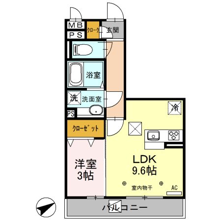 カーサ・プリメーラ 間取り図