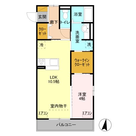 カラーズ　ガーデン 間取り図