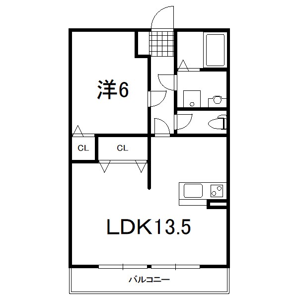 ドミールOZ 間取り図