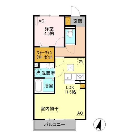 コンフォートレジデンス 間取り図