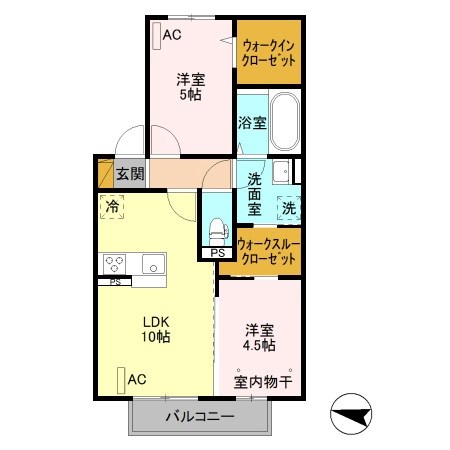 プレシャス渋川 間取り図