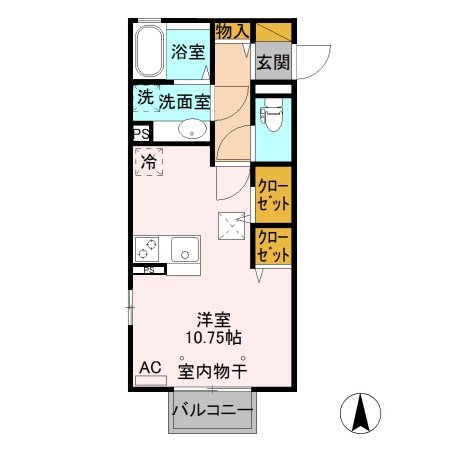 プレシャス天川原 間取り図