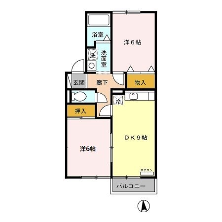 サンモール 間取り図