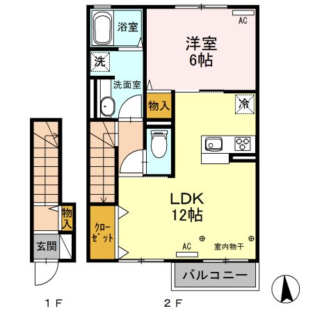 グラン　シエルB 間取り図