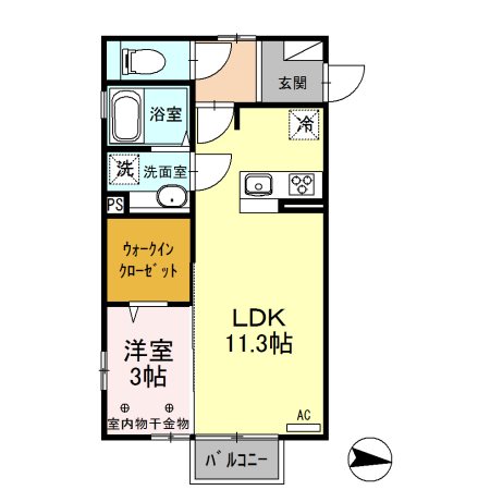 サニーコート高崎 間取り図