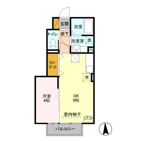 セプトガーデン新前橋 間取り図