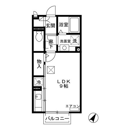 ルミエールF 間取り図