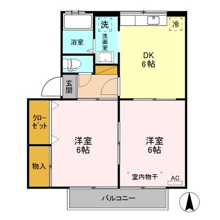 プルニエK 間取り図