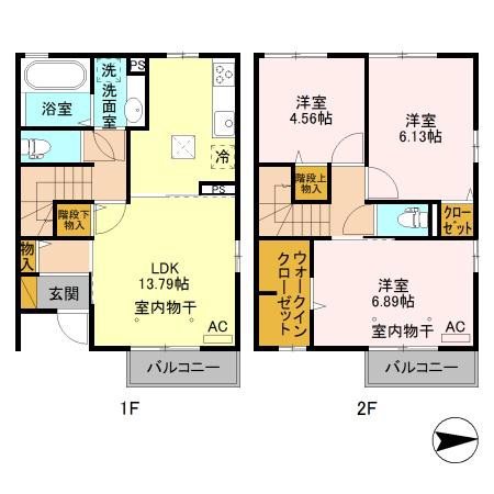 フォンテーヌＢ 間取り図