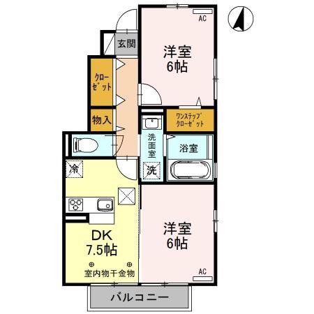 リベーラコート関根 間取り図