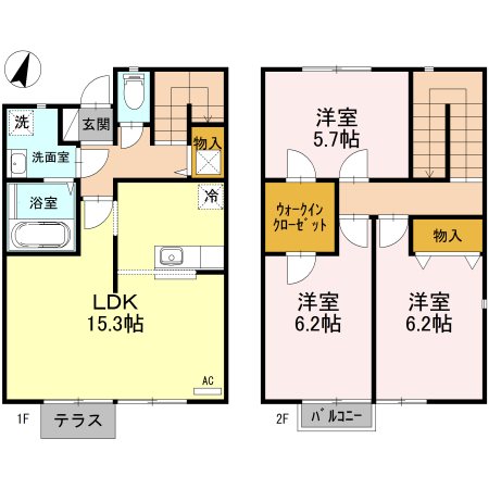サージD 間取り図