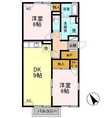 サンライトⅠ 間取り図