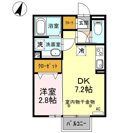 勝山 間取り図