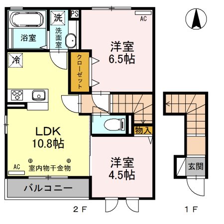 コンフォール 間取り図