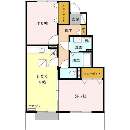 ファミーユC 間取り図