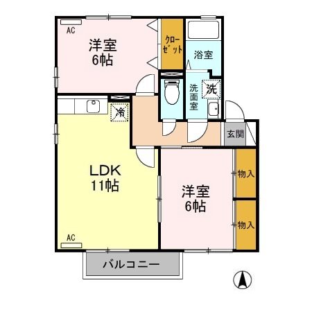 ニューセンチュリーＡ 間取り図