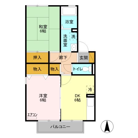 ファ・ミ・グランドA 間取り図