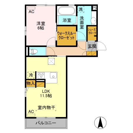 KASANCHI中泉 間取り図