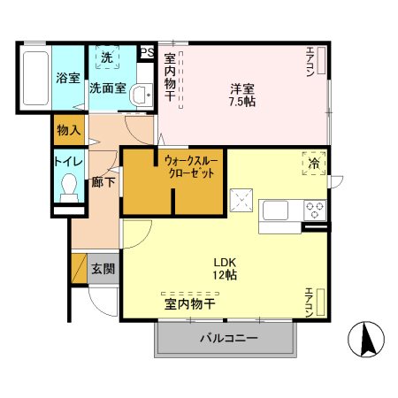 グレイスベルⅠ 間取り図