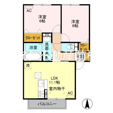 セゾン　ド　ルミエール 間取り図