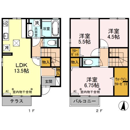 コンフォール  間取り図