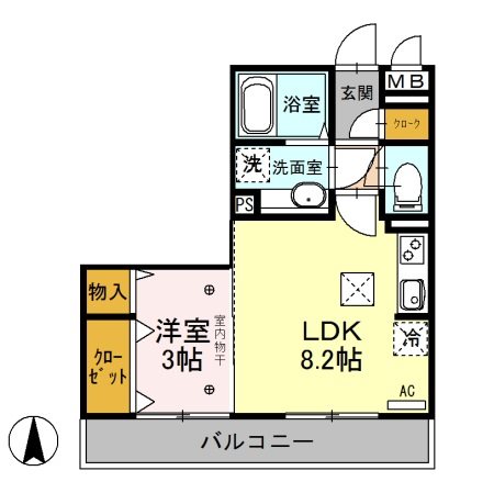 エタルナ倉賀野 間取り図