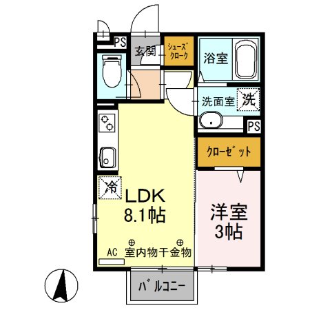 ガルテン 間取り図