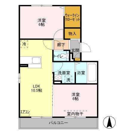 エトワール・トーゼ 間取り図