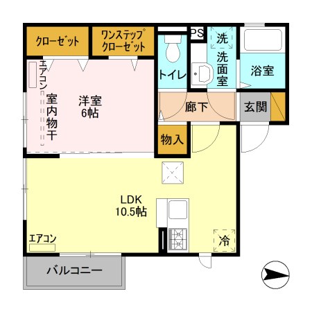 プルミエカーム 間取り図