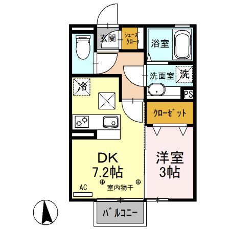 コ・クリエB 間取り図