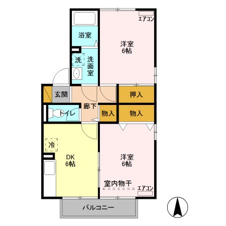 グラシア  間取り図