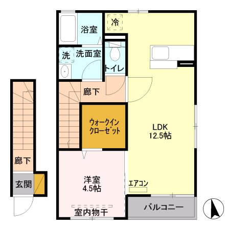 エスペランサアークＢ 間取り図