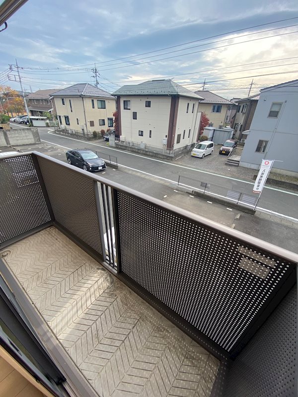 クレストコートAB ベランダ