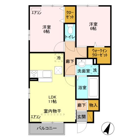 サンモール寺尾 間取り図