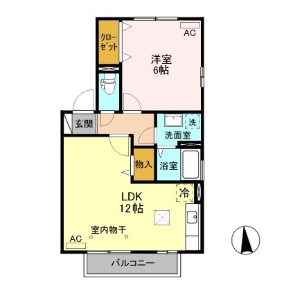 クラージュタウン 間取り図