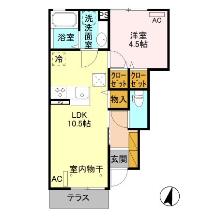 Wisteria Mitsumata 間取り図