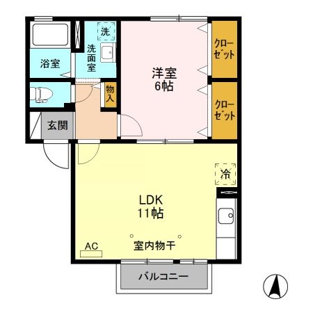 トラヴィアータ  間取り図