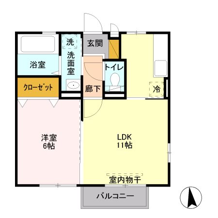 プチアリス 間取り図