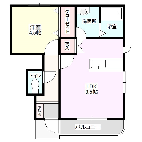 フォンティーヌOZ 間取り図