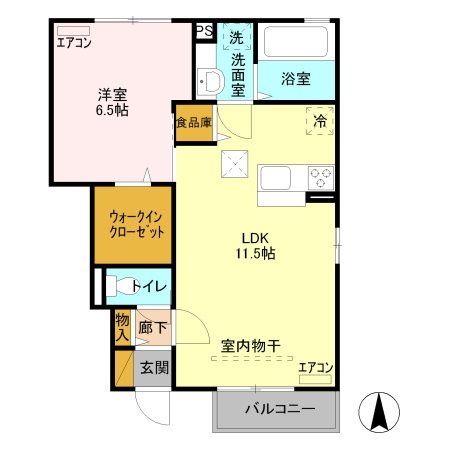 ラック　ローズ 間取り図