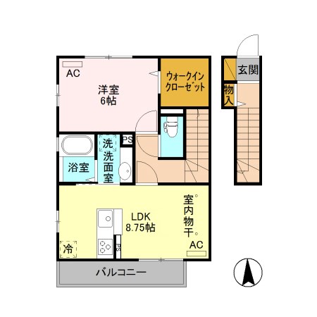 コンフォートライフ下沖 間取り図