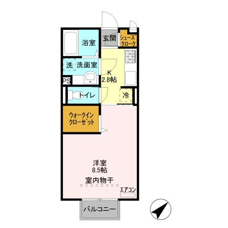 プレシャス前橋 間取り図