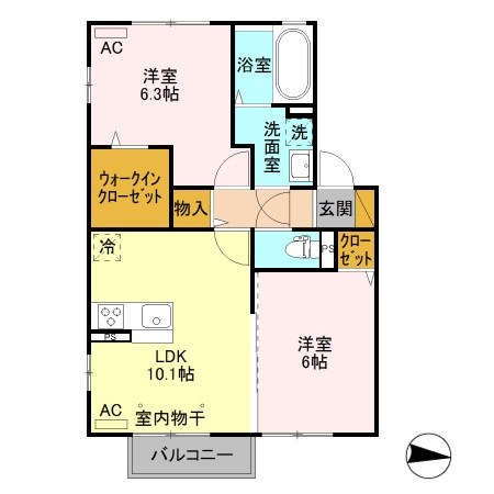シキレジデンシア 間取り図