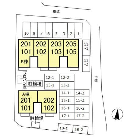 ヴィラオーネストＡ その他外観1