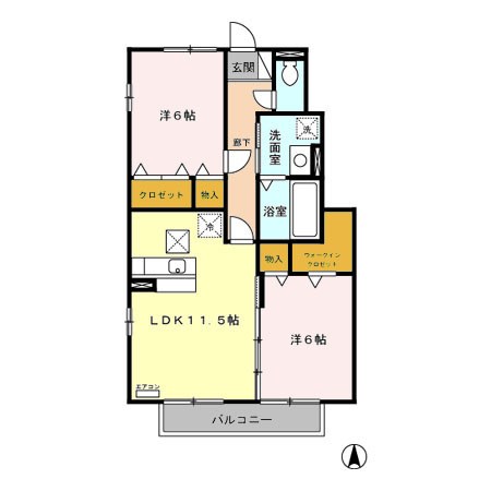 リビングタウン下石倉 間取り図
